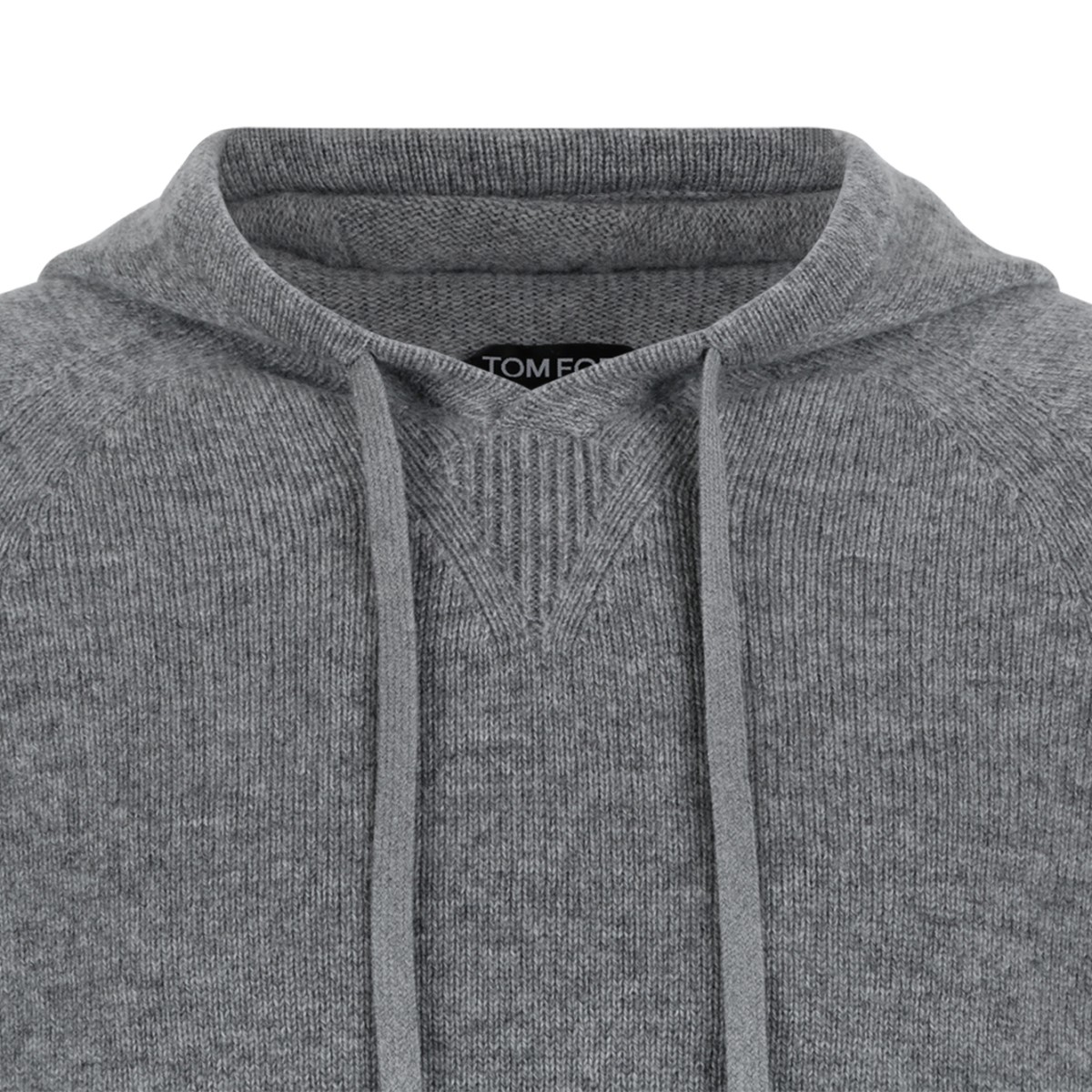 Tom Ford Grey Cashmere Hooded Sweater