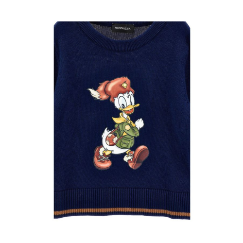 Monnalisa Navy Disney Character Sweater.