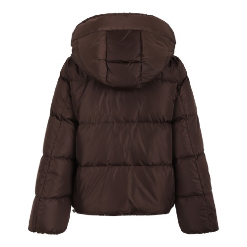 ADD Brown Hooded Puffer Jacket.  2