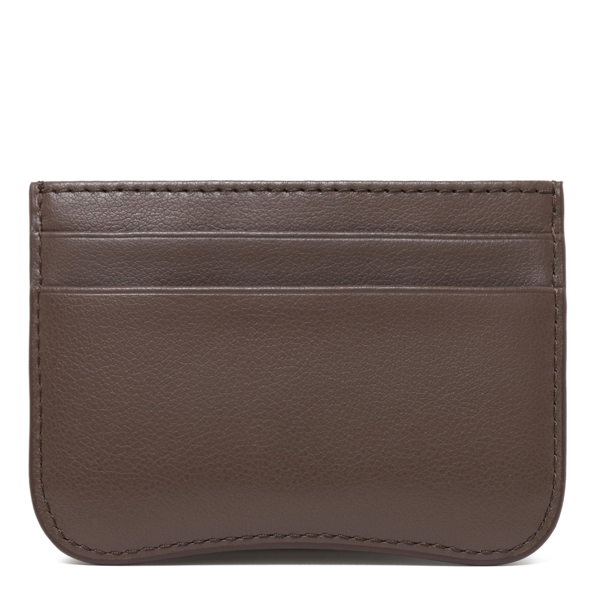 AMI Paris Brown Ami de Cur Leather Card Holder.