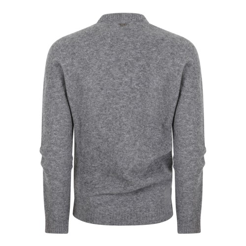 Diesel Grey V-Neck Sweater. 2