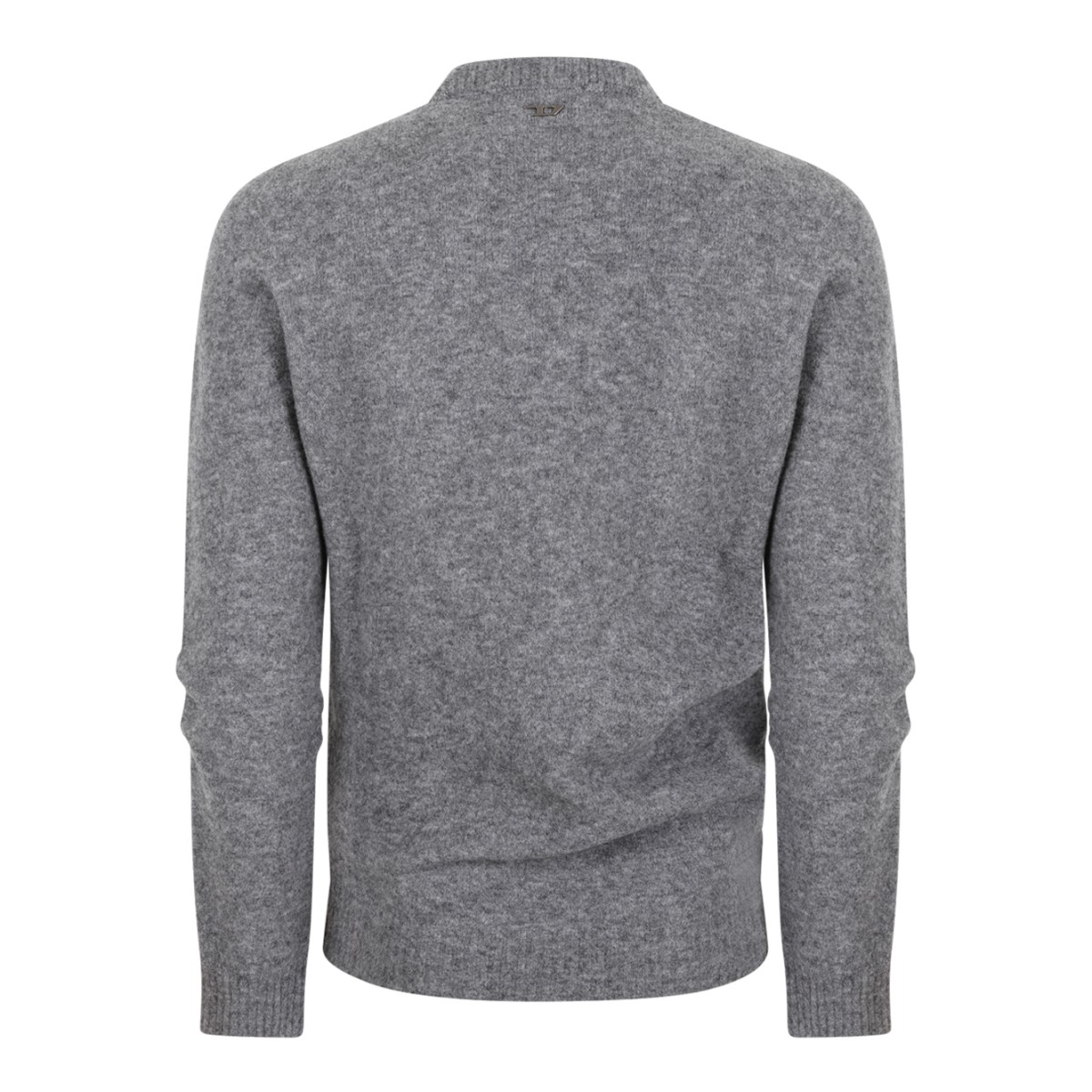 Diesel Grey V-Neck Sweater.