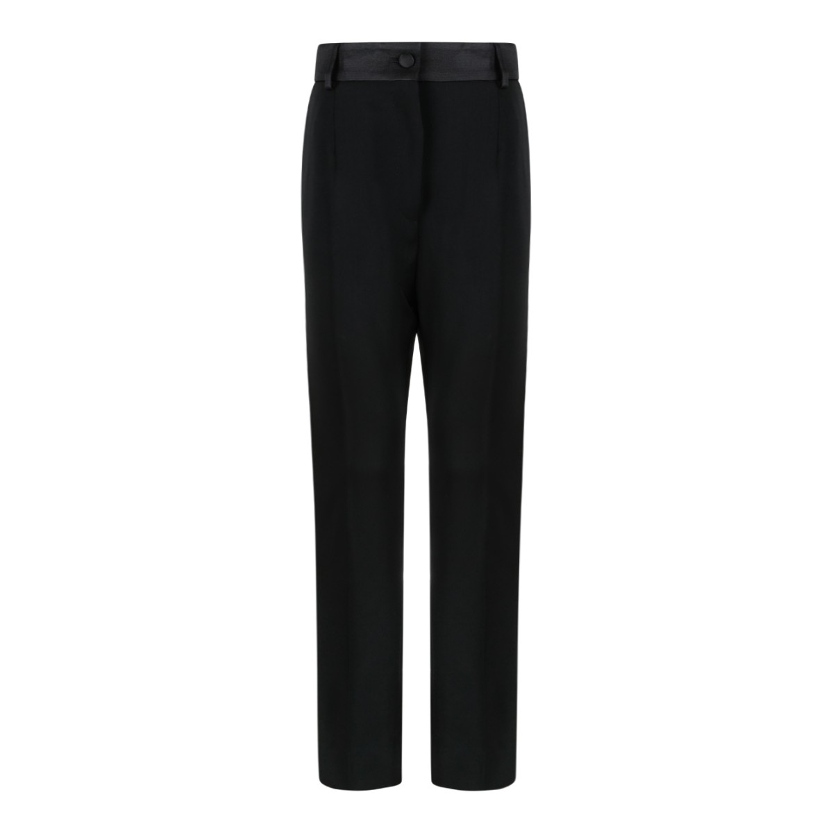 Dolce & Gabbana Black Tailored Trousers.