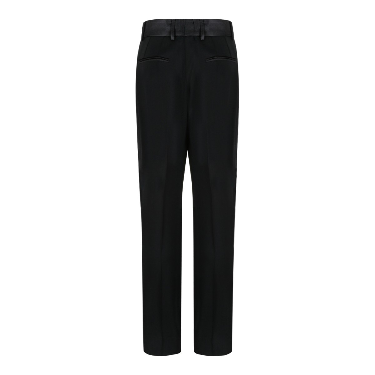 Dolce & Gabbana Black Tailored Trousers.