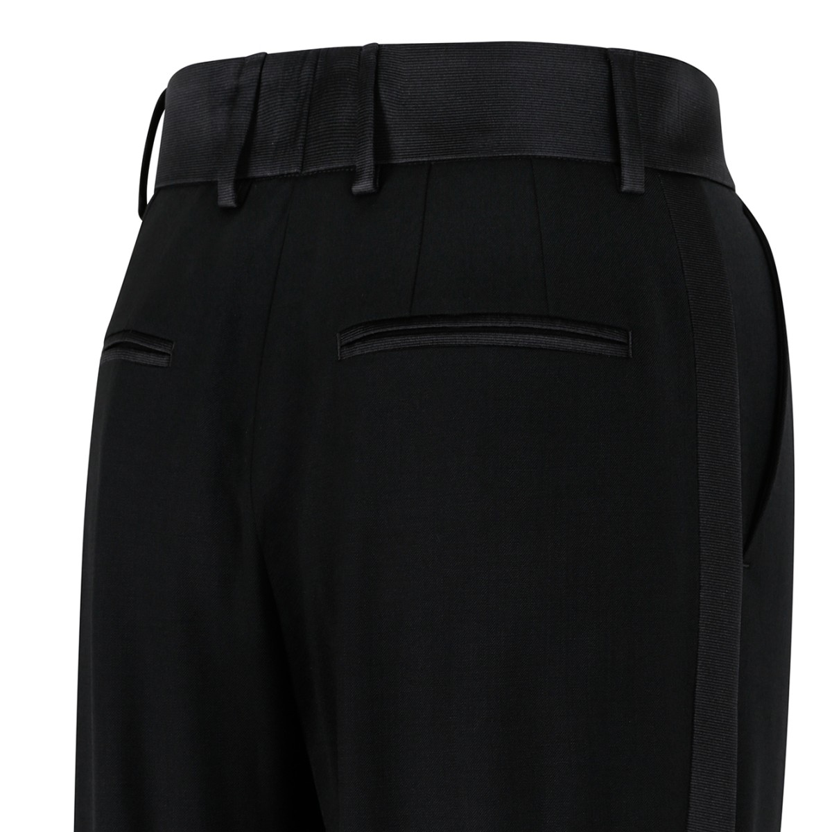 Dolce & Gabbana Black Tailored Trousers.