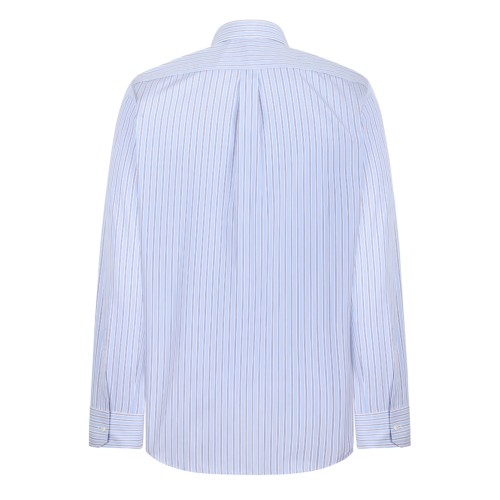 Dolce & Gabbana Light Blue Striped Shirt. 2