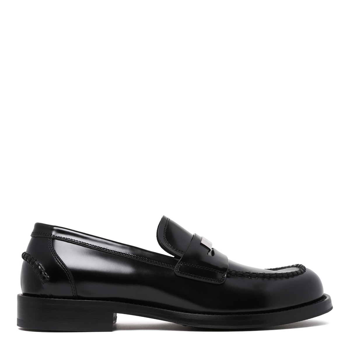 Dolce & Gabbana Black Patent Leather Loafers.