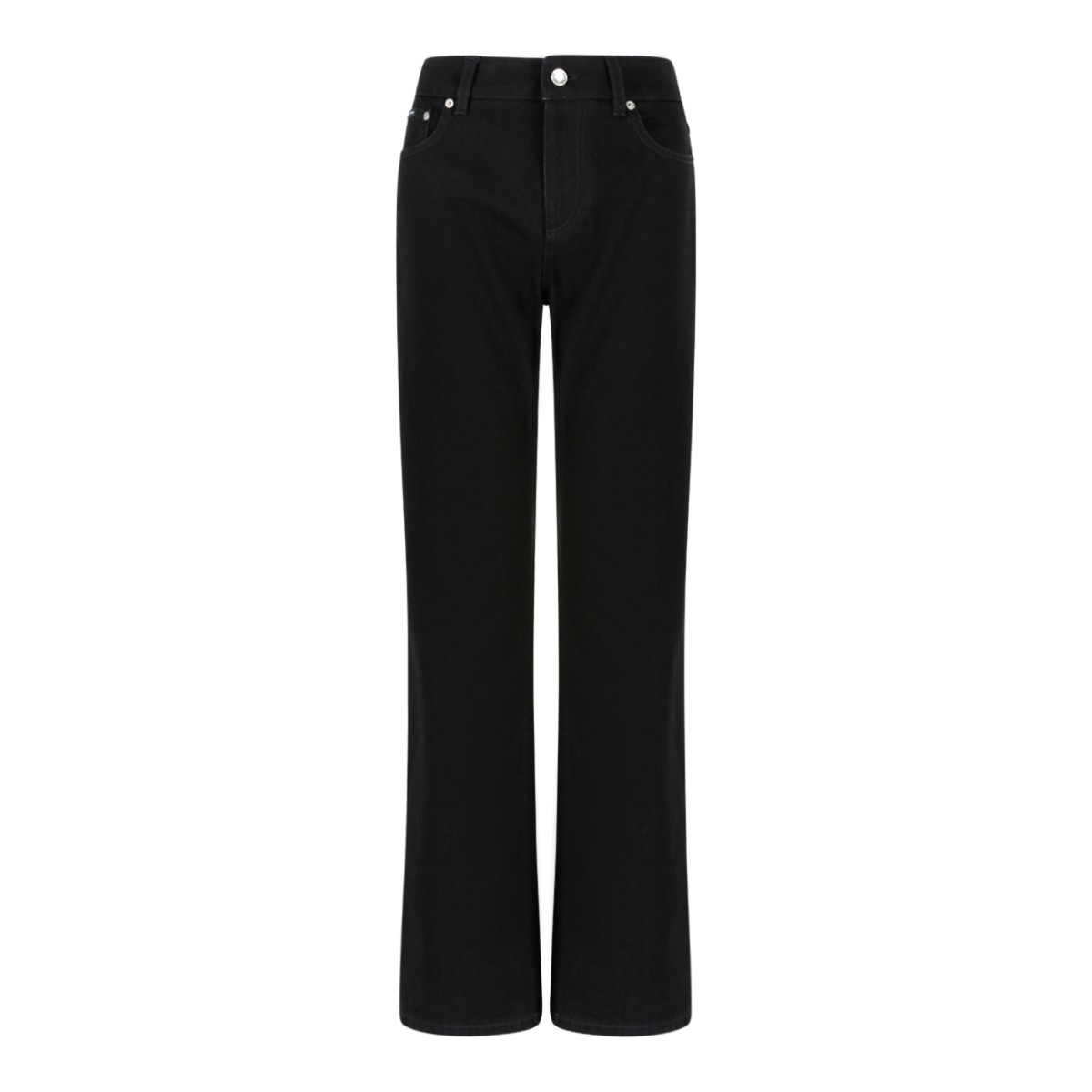 Dolce & Gabbana Black Straight-Leg Jeans.