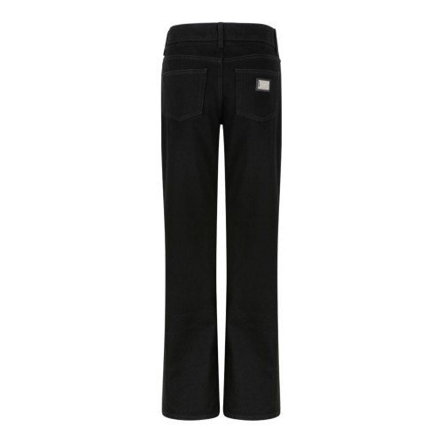 Dolce & Gabbana Black Straight-Leg Jeans. 2