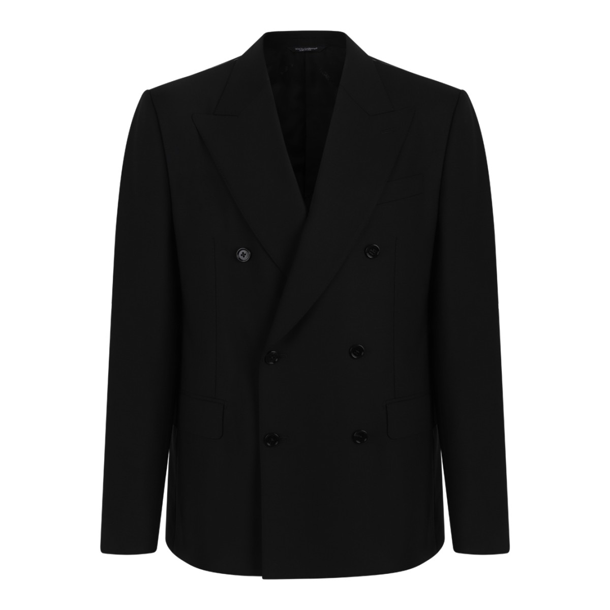 Dolce & Gabbana Black Double-Breasted Blazer.
