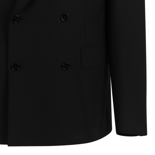 Dolce & Gabbana Black Double-Breasted Blazer.