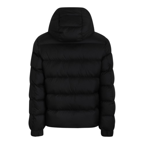 ADD Black Hooded Puffer Jacket. 2