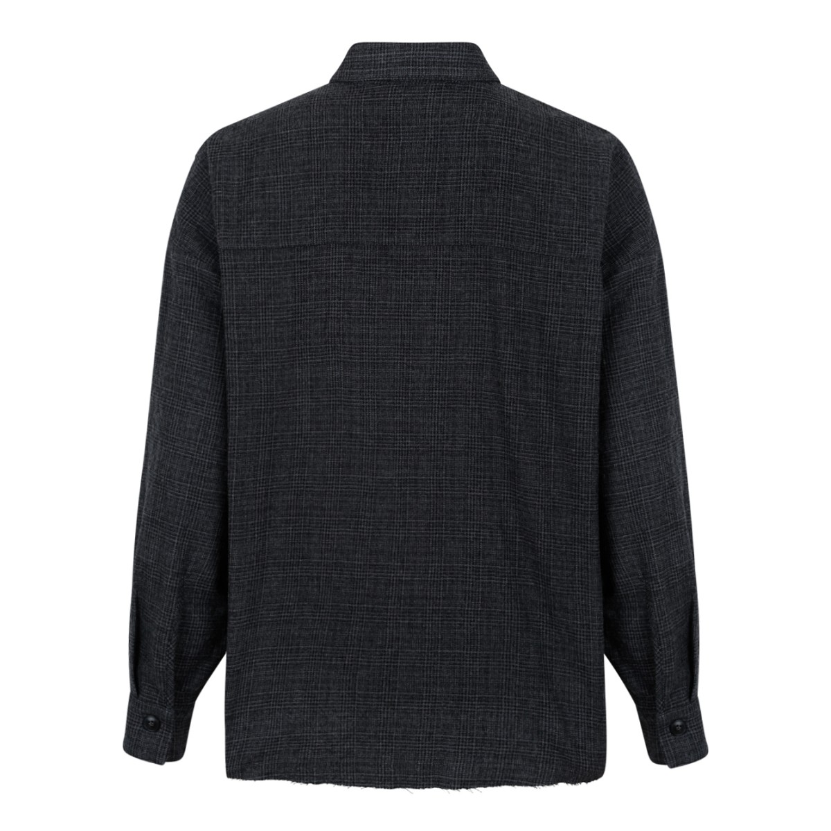 Douuod Dark Grey Textured Shirt.