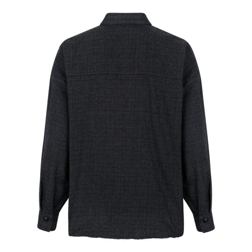 Douuod Dark Grey Textured Shirt.