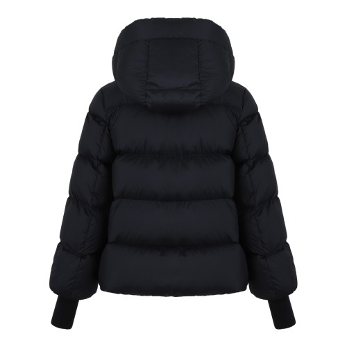 ADD Black Hooded Puffer Jacket. 2
