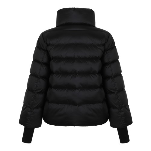 ADD Black High-Collar Puffer Jacket. 2