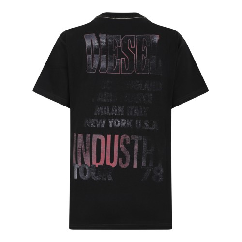 Diesel Black Graphic T-Shirt. 2