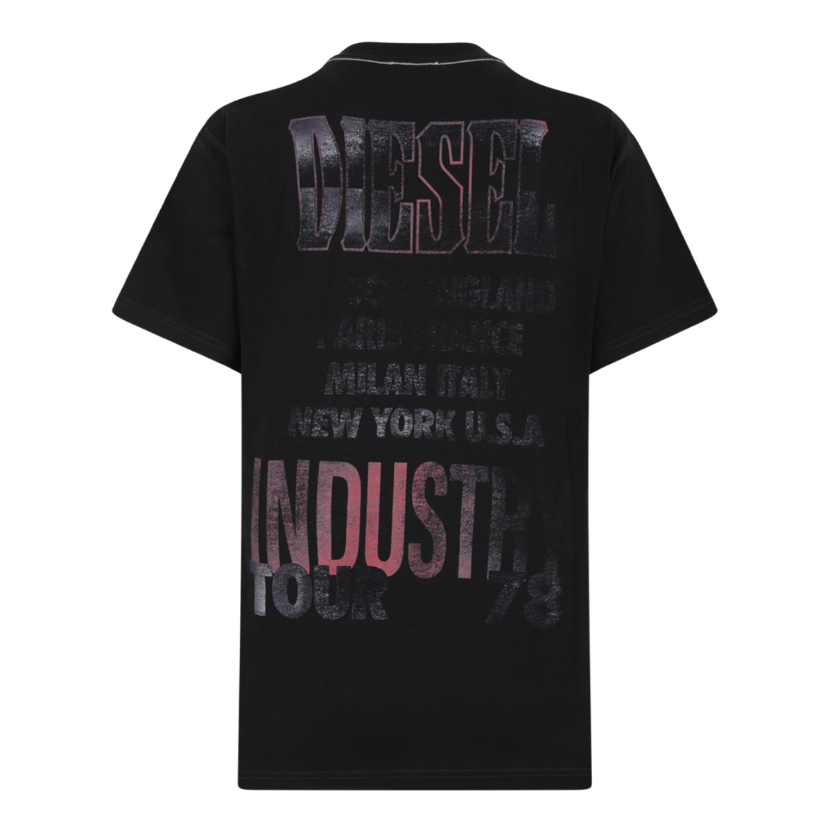 Diesel Black Graphic T-Shirt.