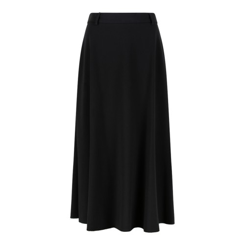 Douuod Black Midi Skirt.
