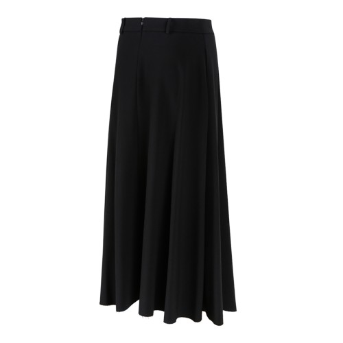 Douuod Black Midi Skirt.