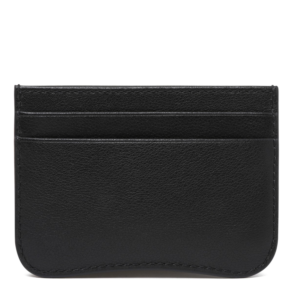 AMI Paris Black Ami de Cur Leather Card Holder.