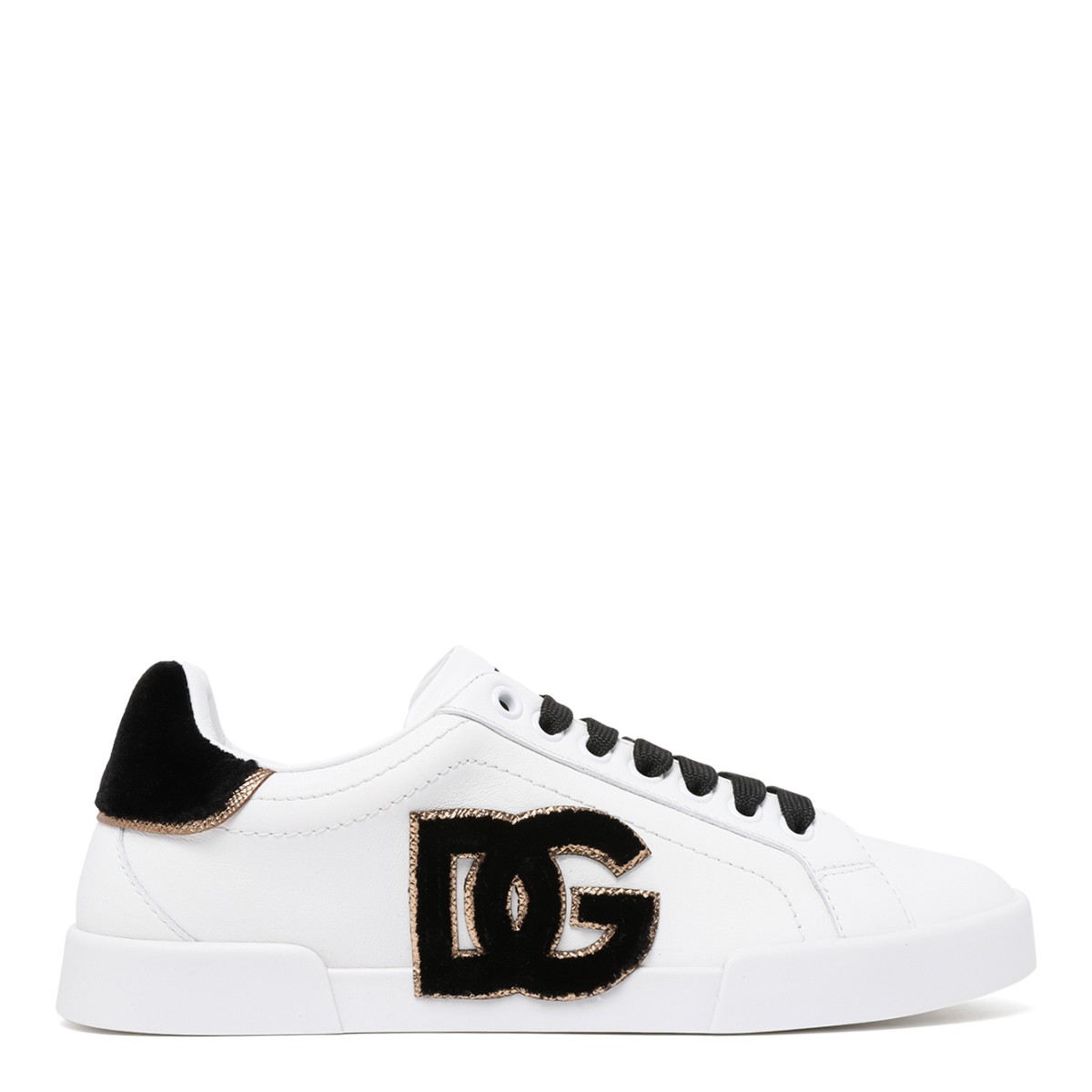 Dolce & Gabbana White DG Logo Sneakers.