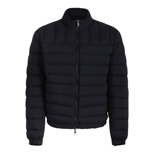 ADD Black Quilted Puffer Jacket.