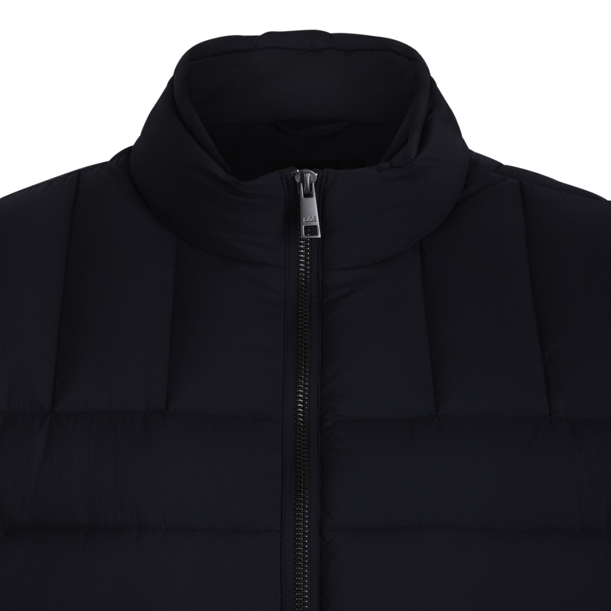 ADD Black Quilted Puffer Jacket.