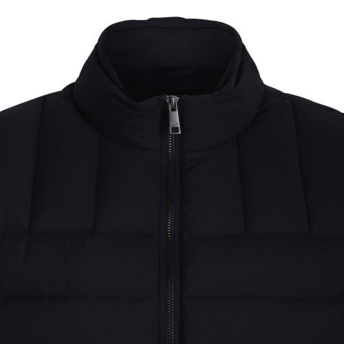 ADD Black Quilted Puffer Jacket.