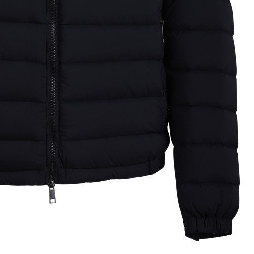 ADD Black Quilted Puffer Jacket.