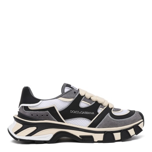 Dolce & Gabbana Black and White Chunky Sneakers.
