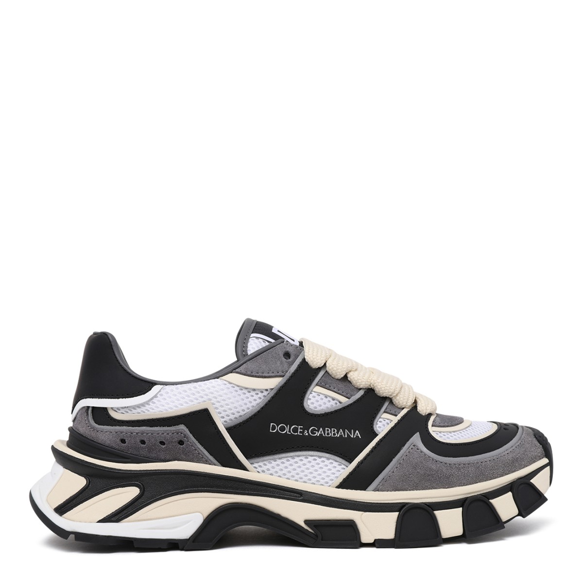 Dolce & Gabbana Black and White Chunky Sneakers.
