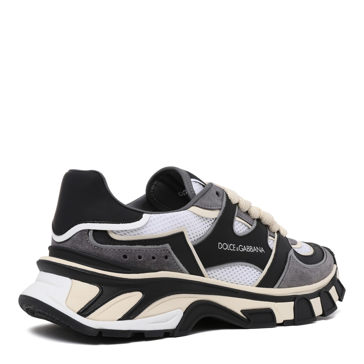 Dolce & Gabbana Black and White Chunky Sneakers.