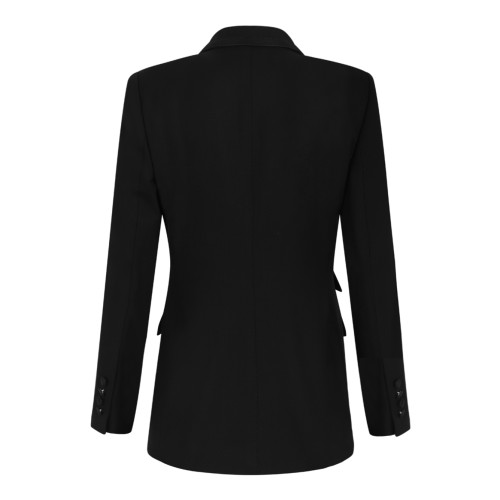 Dolce & Gabbana Black Double-Breasted Blazer. 2