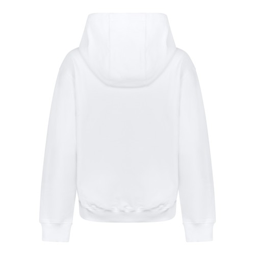 Casablanca White Logo Hoodie.