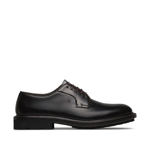 Fabi Black Oxford Loafers.