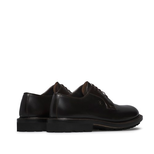 Fabi Black Oxford Loafers.