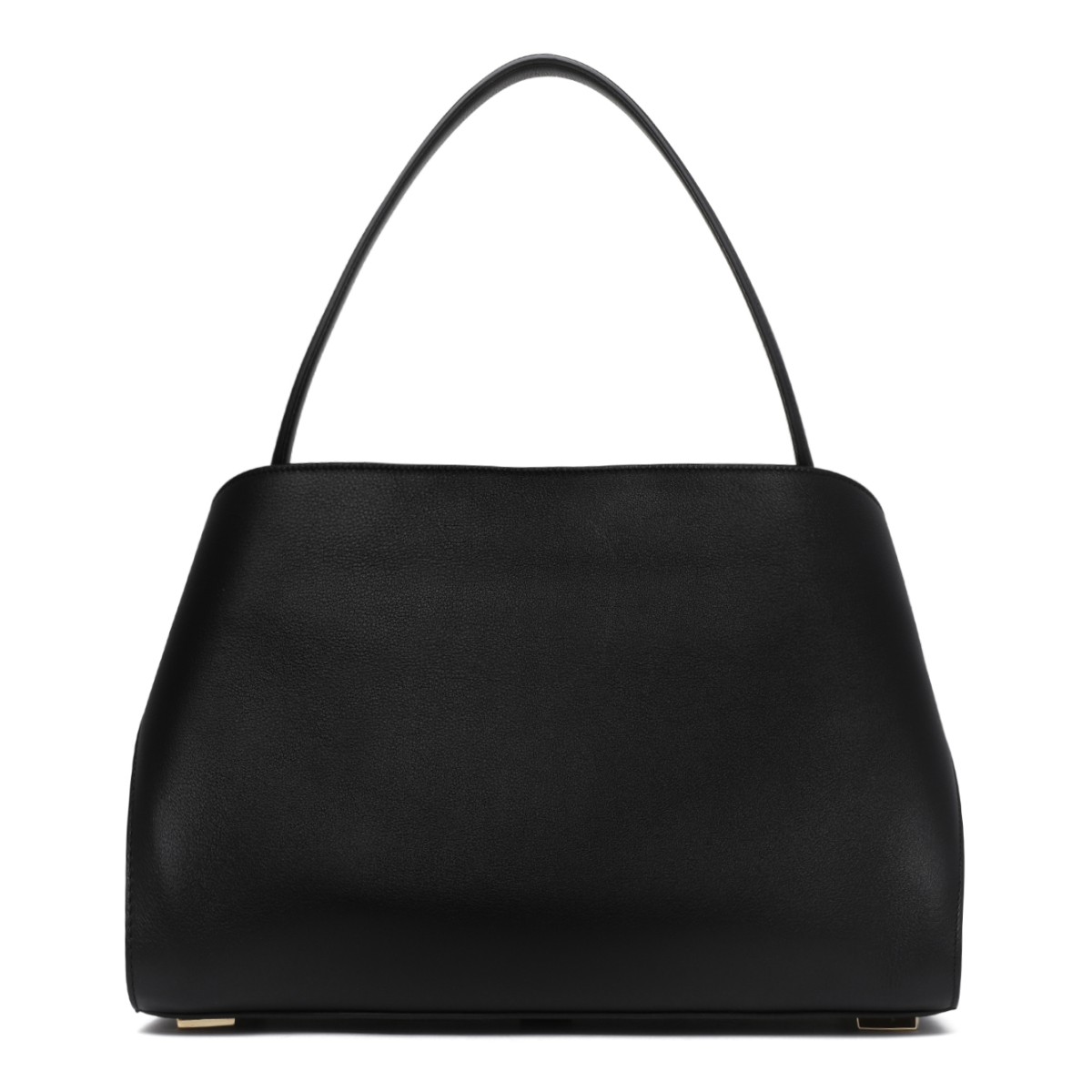 Ferragamo Black Leather Shoulder Bag. 