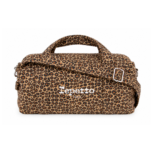 Repetto Leopard-Print Duffle Bag.
