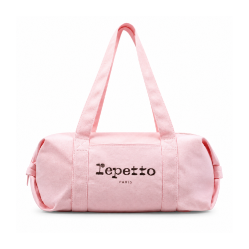 Repetto Pink Cotton Duffle Bag.