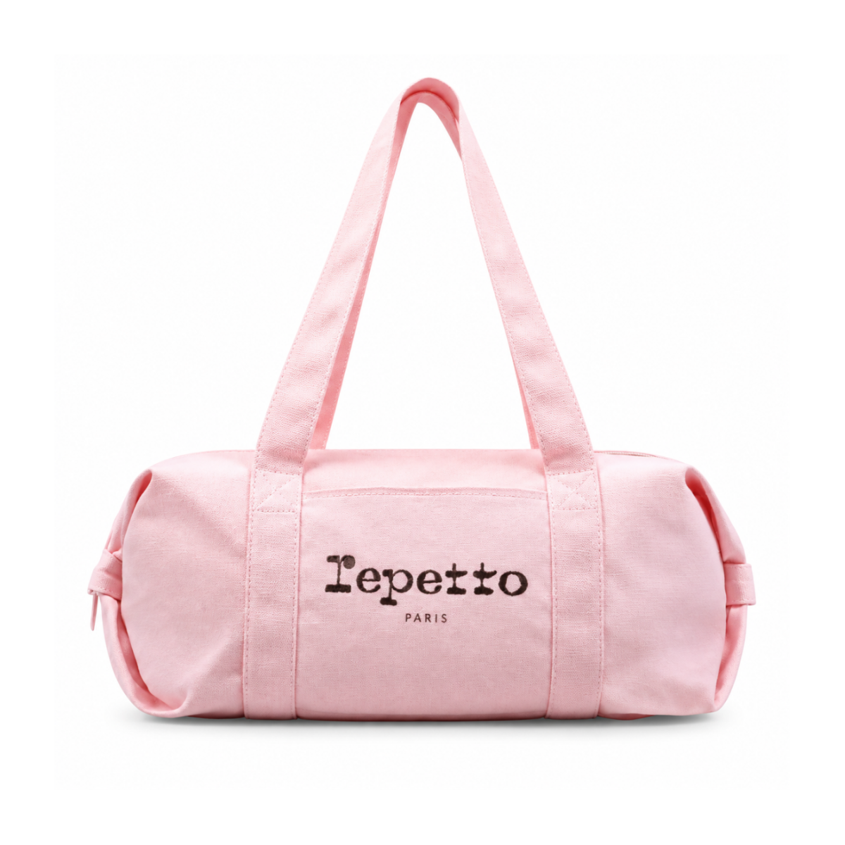Repetto Pink Cotton Duffle Bag.
