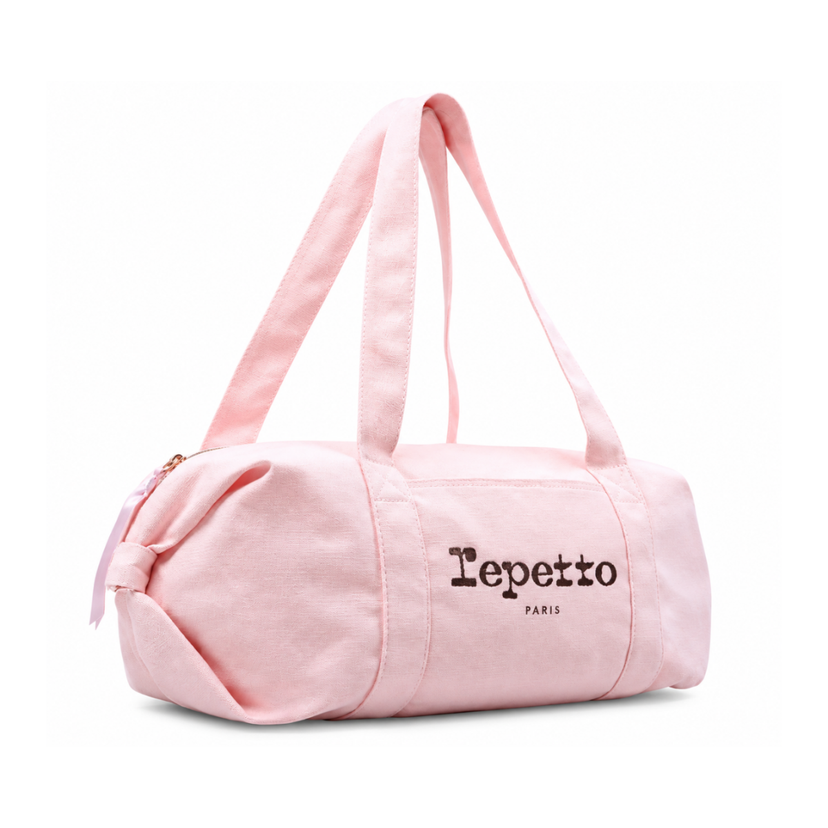 Repetto Pink Cotton Duffle Bag.