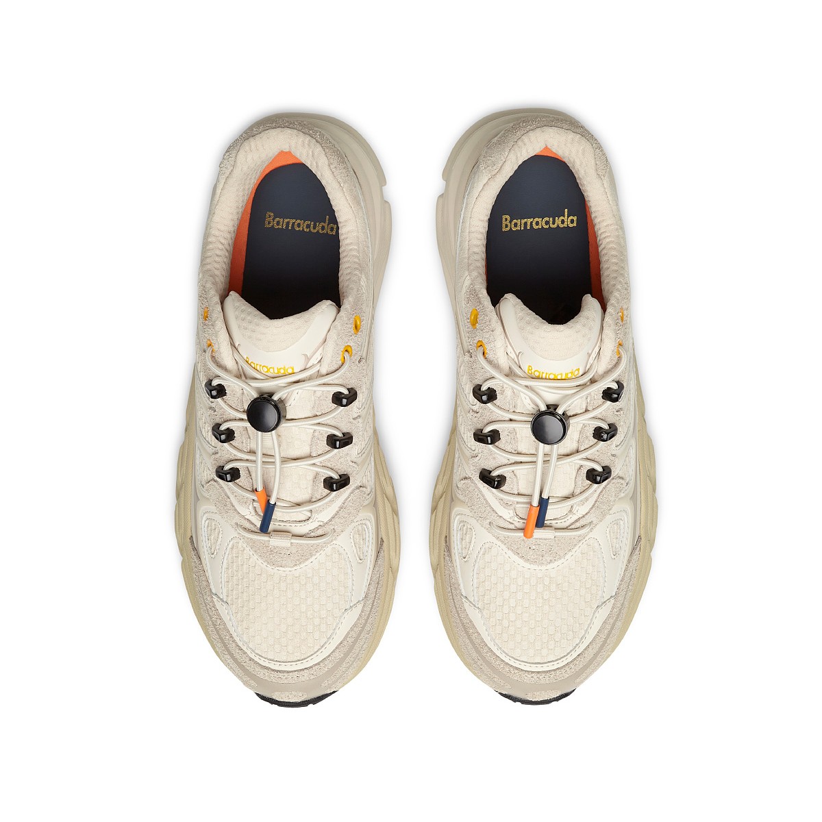 Barracuda White Chunky Sneakers.