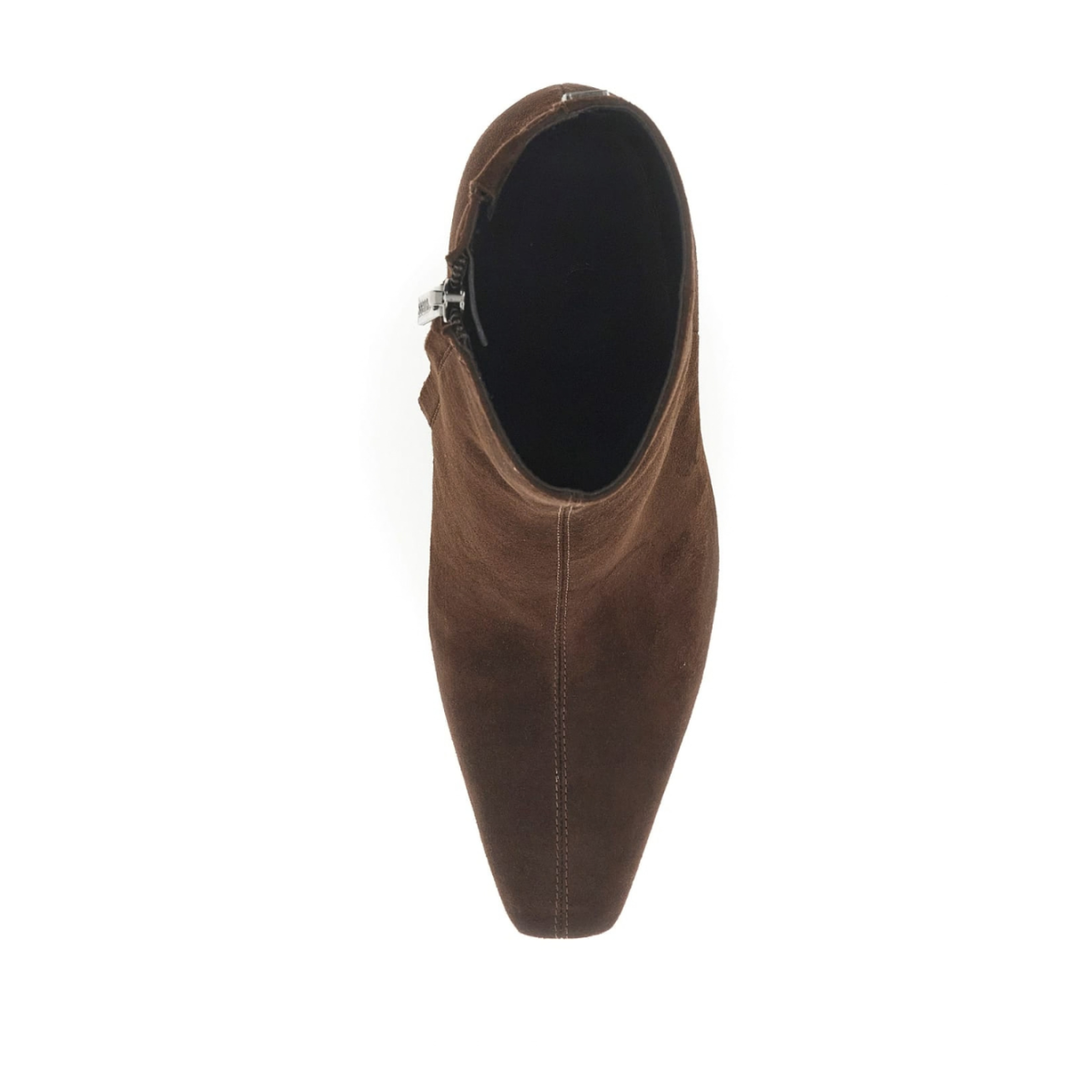 Guess Brown Suede Pointed-Toe Ankle Boots.