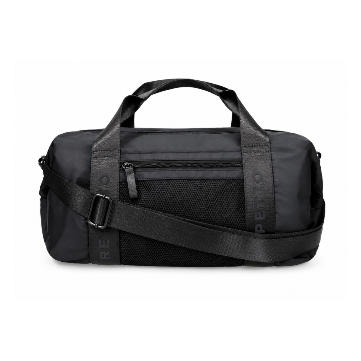 Repetto Black Nylon Duffle Bag.