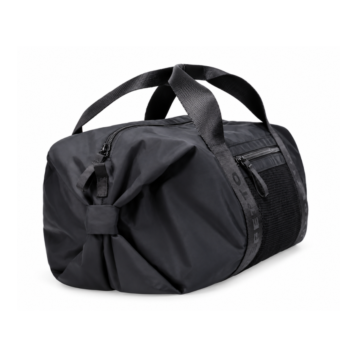 Repetto Black Nylon Duffle Bag.