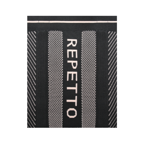 Repetto Black and White Woven Tote Bag.