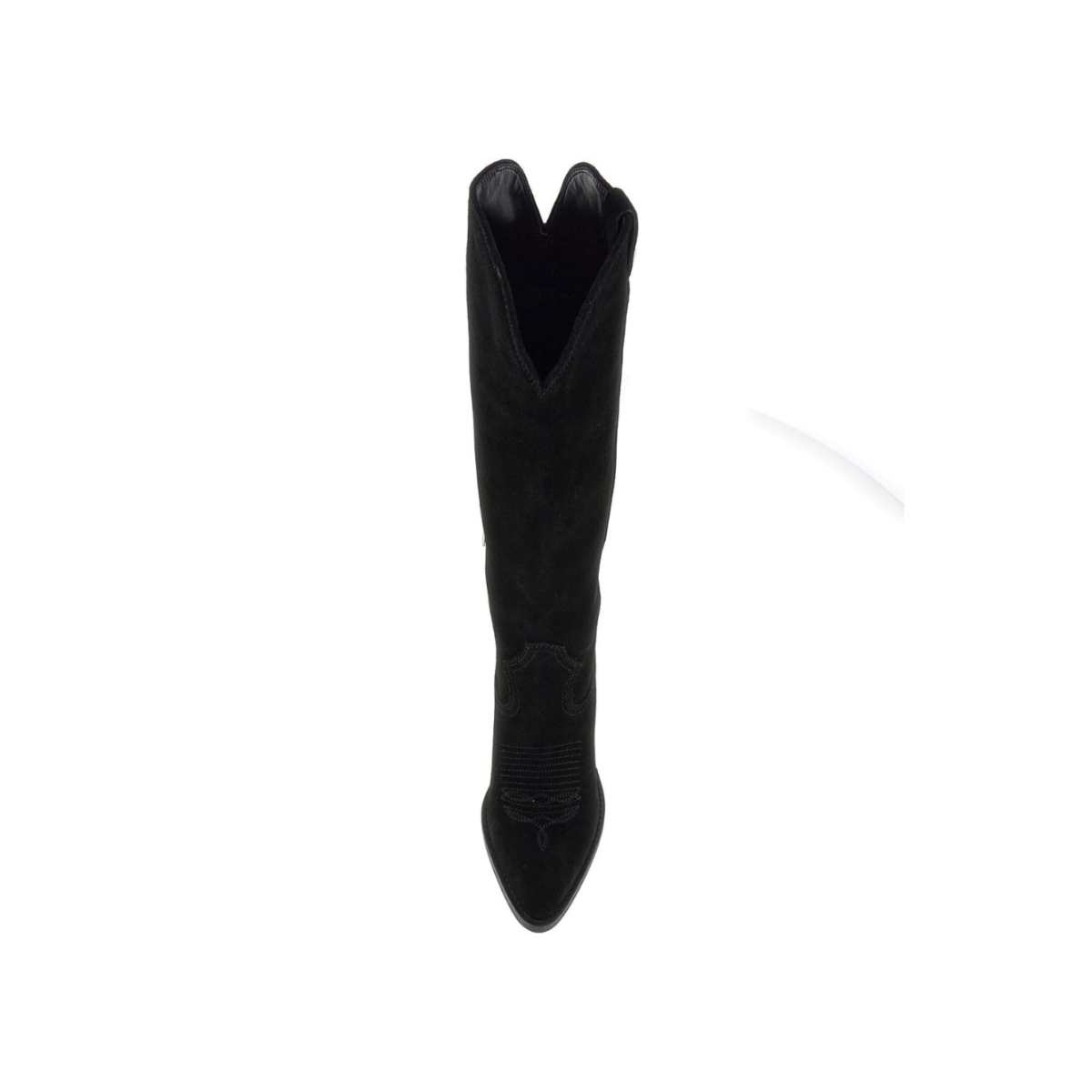 Guess Black Suede Knee-High Boots.