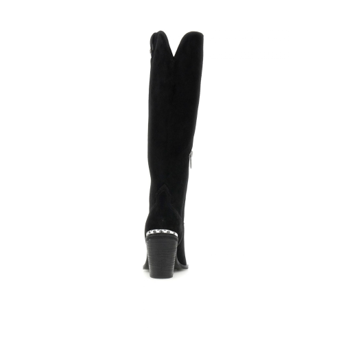 Guess Black Suede Knee-High Boots.