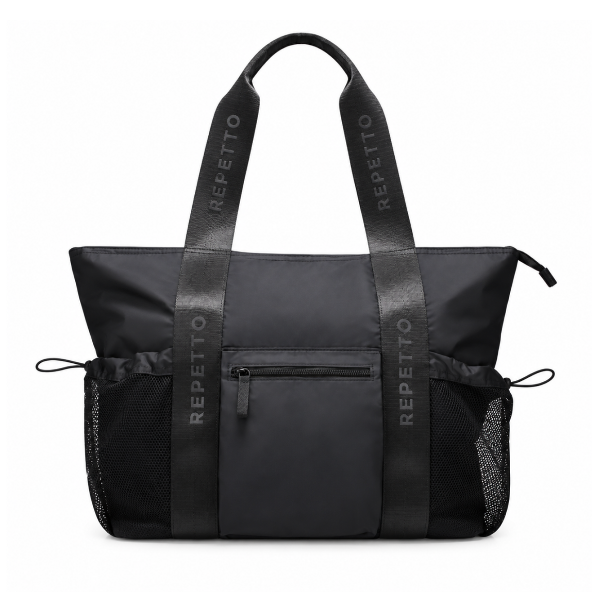 Repetto Black Nylon Tote Bag.